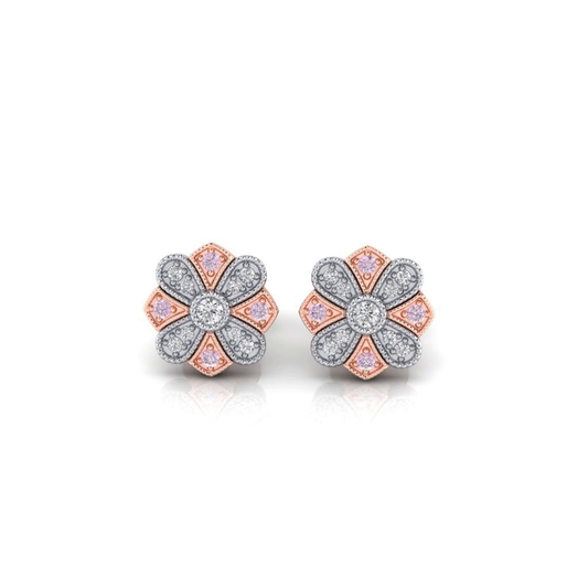 Eminence Pinks Vintage Earrings