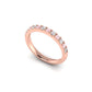 Eminence Alternating Pink & White Diamond Ring - Rosendorff Diamond Jewellers