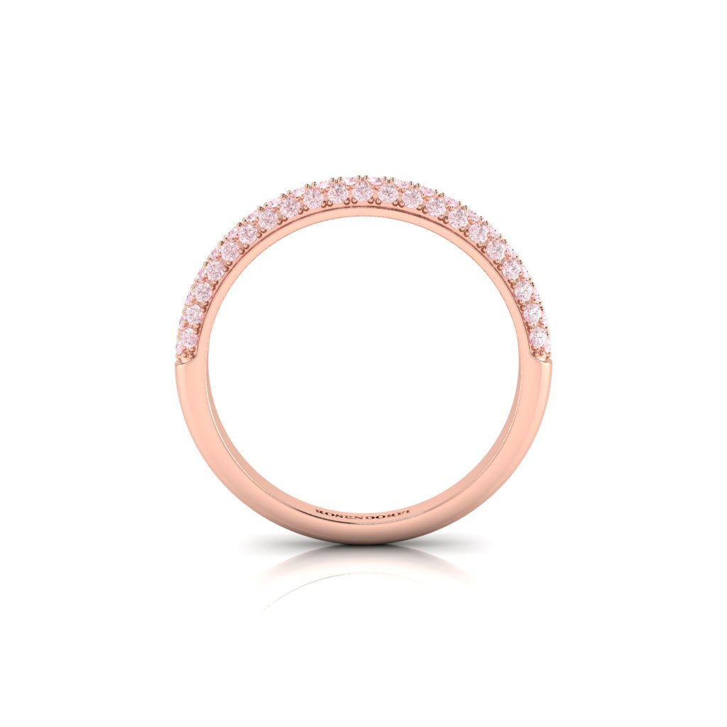Eminence Pinks Micro Pave Ring