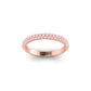 Eminence Pinks Micro Pave Ring