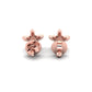 Eminence Pinks Diamond Star Earrings - Rosendorff Diamond Jewellers