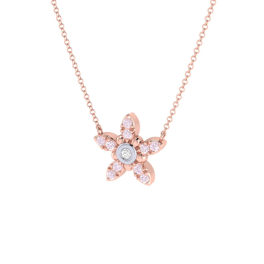 Eminence Pinks Diamond Star Pendant - Rosendorff Diamond Jewellers