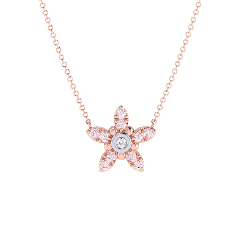 Eminence Pinks Diamond Star Pendant - Rosendorff Diamond Jewellers
