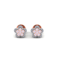 Eminence Pinks Diamond Flower Earrings - Rosendorff Diamond Jewellers