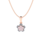 Eminence Pinks Diamond Flower Pendant - Rosendorff Diamond Jewellers