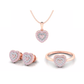 Eminence Pinks Diamond Heart Ring - Rosendorff Diamond Jewellers