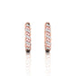 Eminence Pinks Twist Huggies - Rosendorff Diamond Jewellers