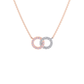 Eminence Pinks Interlocking Circles Pendant - Rosendorff Diamond Jewellers