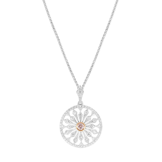 Natural Fancy Pink Diamond Pendant - Rosendorff Diamond Jewellers