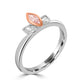 Pink Diamond Lotus Blossom Ring