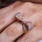 Pink Diamond Bow Dress Ring - Rosendorff Diamond Jewellers