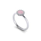 Eminence Pinks Diamond Sunflower Ring | White Gold