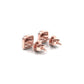 Eminence Pinks Diamond Square Earrings - Rosendorff Diamond Jewellers