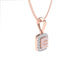 Eminence Pinks Diamond Square Pendant