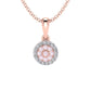 Eminence Pinks Diamond Disc Pendant - Rosendorff Diamond Jewellers