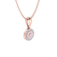 Eminence Pinks Diamond Disc Pendant - Rosendorff Diamond Jewellers