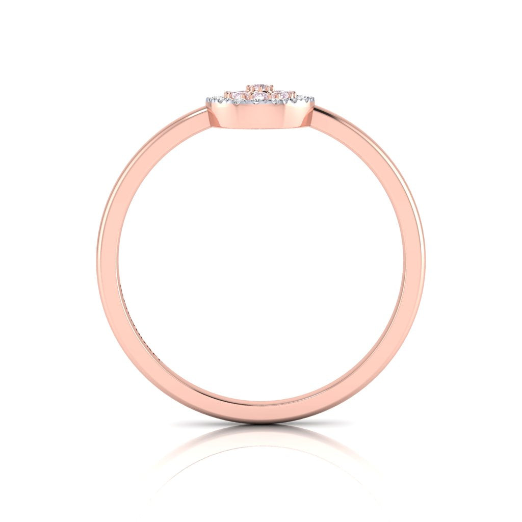Eminence Pinks Diamond Disc Ring - Rosendorff Diamond Jewellers