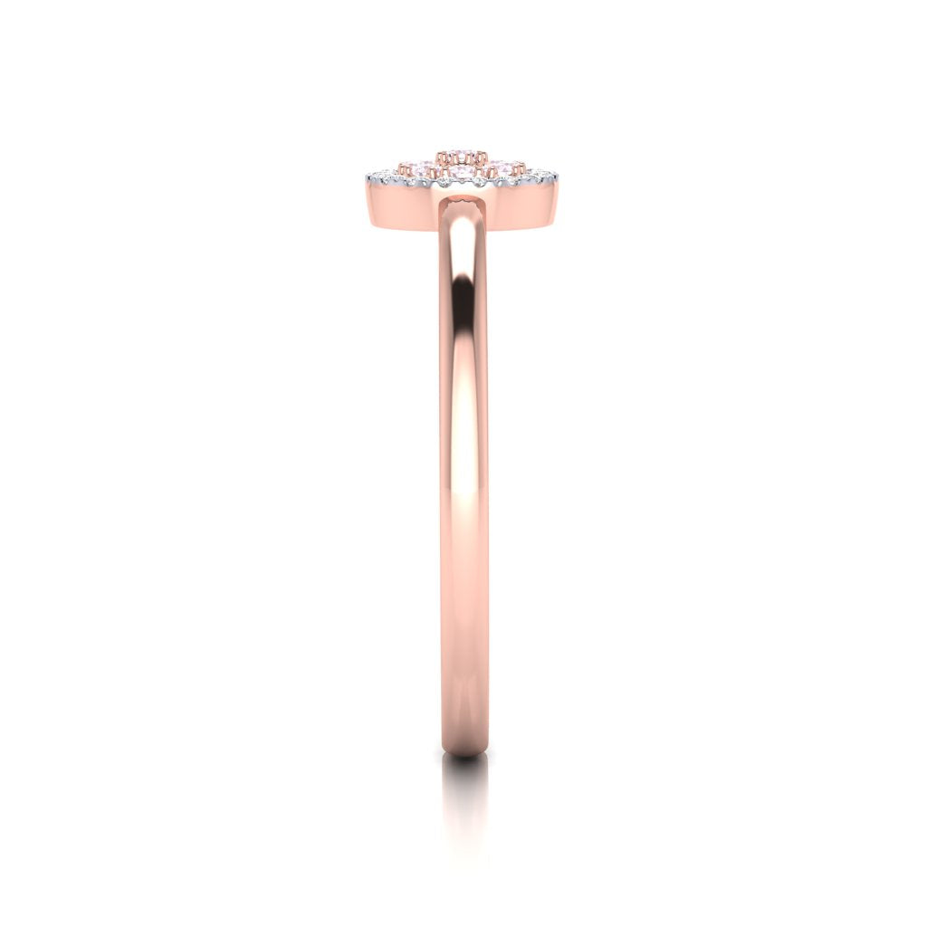 Eminence Pinks Diamond Disc Ring - Rosendorff Diamond Jewellers