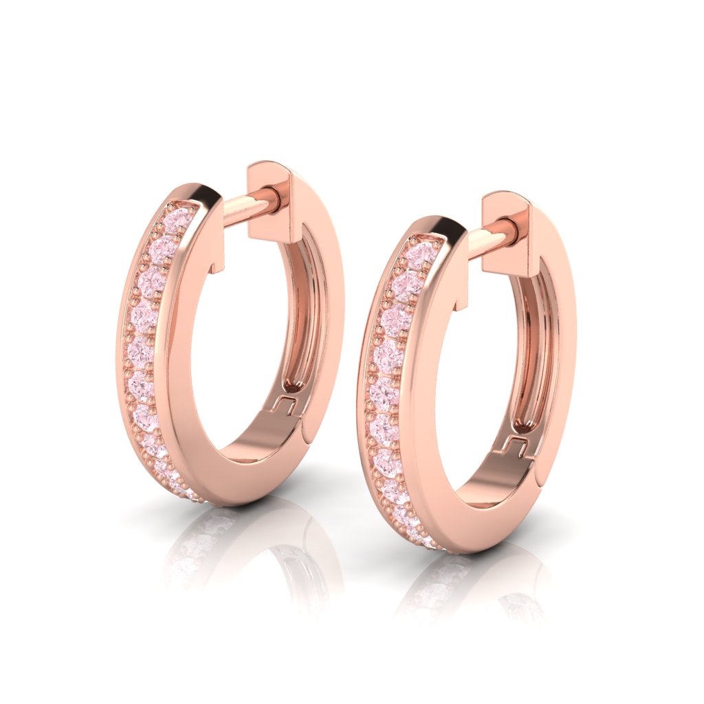Eminence Pinks Straight Pave Huggies