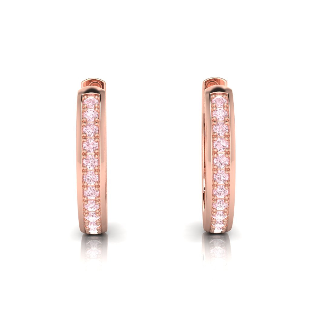 Eminence Pinks Straight Pave Huggies