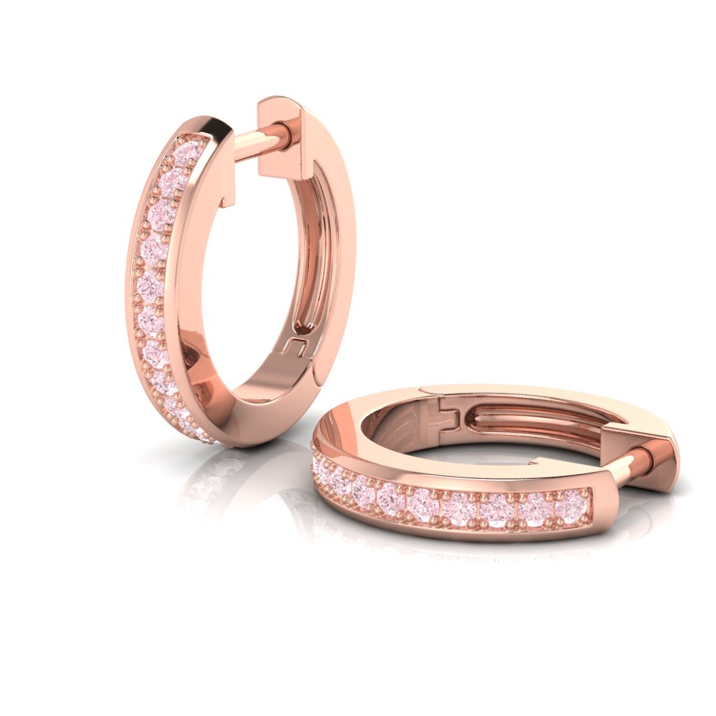 Eminence Pinks Straight Pave Huggies