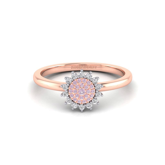 Eminence Pinks Diamond Sunflower Ring