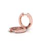 Eminence Pinks Straight Pave Huggies